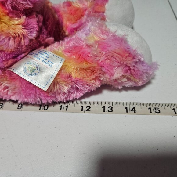 Build A Bear Pink Heart Teddy 15 in Plush Stuffed Animal Toy BAB Valentines Day - Picture 9 of 9